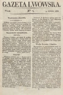 Gazeta Lwowska. 1838, nr 4