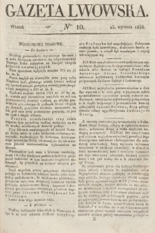 Gazeta Lwowska. 1838, nr 10