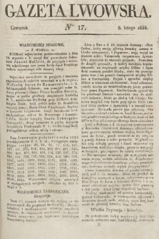 Gazeta Lwowska. 1838, nr 17