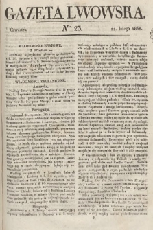 Gazeta Lwowska. 1838, nr 23
