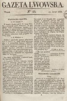 Gazeta Lwowska. 1838, nr 25