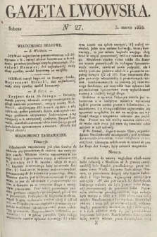 Gazeta Lwowska. 1838, nr 27