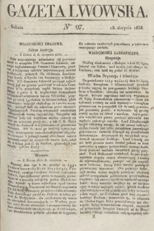 Gazeta Lwowska. 1838, nr 97