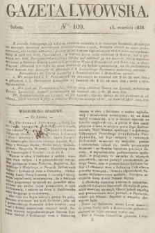 Gazeta Lwowska. 1838, nr 109