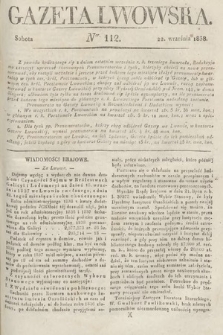 Gazeta Lwowska. 1838, nr 112