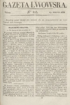 Gazeta Lwowska. 1838, nr 115