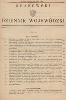 Krakowski Dziennik Wojewódzki. 1930, nr 16