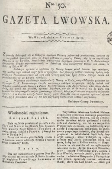 Gazeta Lwowska. 1813, nr 50