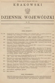 Krakowski Dziennik Wojewódzki. 1930, nr 25