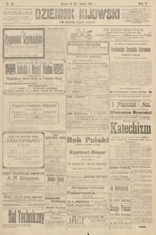 Dziennik Kijowski : pismo polityczne, społeczne i literackie. 1910, nr 38