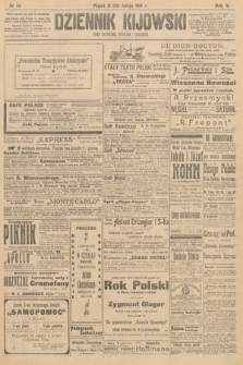 Dziennik Kijowski : pismo polityczne, społeczne i literackie. 1910, nr 40