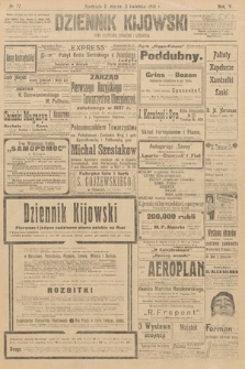 Dziennik Kijowski : pismo polityczne, społeczne i literackie. 1910, nr 77