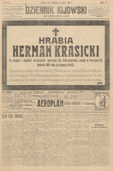 Dziennik Kijowski : pismo polityczne, społeczne i literackie. 1910, nr 111