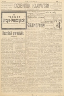Dziennik Kijowski : pismo polityczne, społeczne i literackie. 1910, nr 174