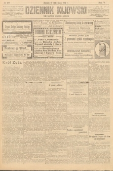 Dziennik Kijowski : pismo polityczne, społeczne i literackie. 1910, nr 177
