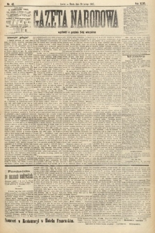 Gazeta Narodowa. 1907, nr 42