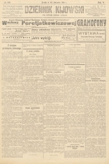 Dziennik Kijowski : pismo polityczne, społeczne i literackie. 1910, nr 202