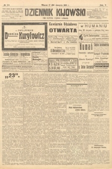 Dziennik Kijowski : pismo polityczne, społeczne i literackie. 1910, nr 214