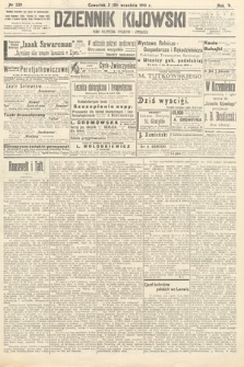 Dziennik Kijowski : pismo polityczne, społeczne i literackie. 1910, nr 230