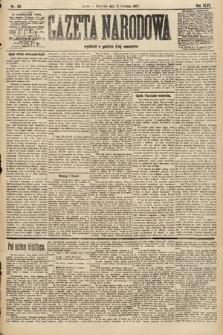 Gazeta Narodowa. 1907, nr 83