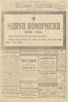 Dziennik Kijowski : pismo polityczne, społeczne i literackie. 1910, nr 253