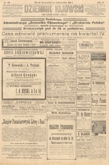 Dziennik Kijowski : pismo polityczne, społeczne i literackie. 1910, nr 255