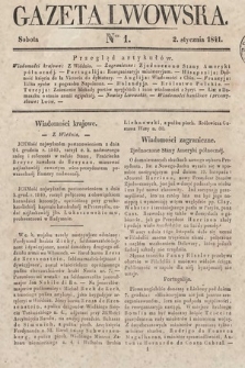 Gazeta Lwowska. 1841, nr 1