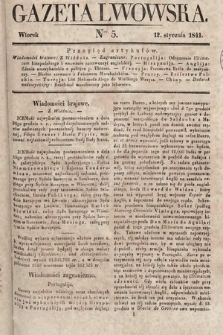 Gazeta Lwowska. 1841, nr 5