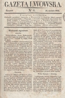 Gazeta Lwowska. 1841, nr 6