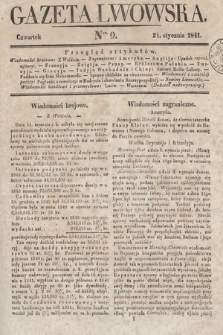 Gazeta Lwowska. 1841, nr 9