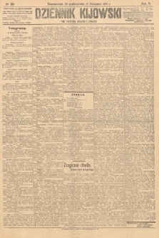 Dziennik Kijowski : pismo polityczne, społeczne i literackie. 1910, nr 282