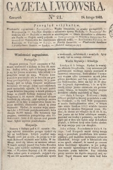 Gazeta Lwowska. 1841, nr 21