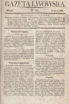 Gazeta Lwowska. 1841, nr 26