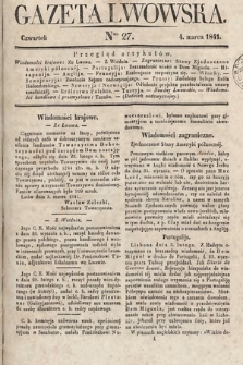 Gazeta Lwowska. 1841, nr 27