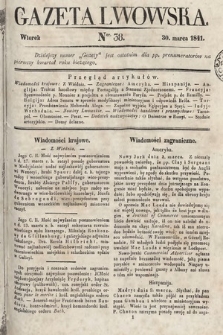 Gazeta Lwowska. 1841, nr 38
