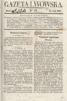 Gazeta Lwowska. 1841, nr 63