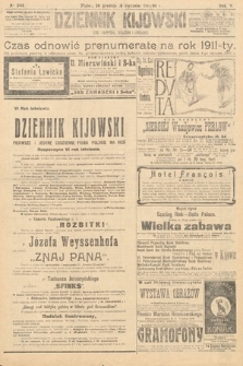Dziennik Kijowski : pismo polityczne, społeczne i literackie. 1910, nr 340