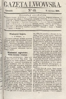 Gazeta Lwowska. 1841, nr 65