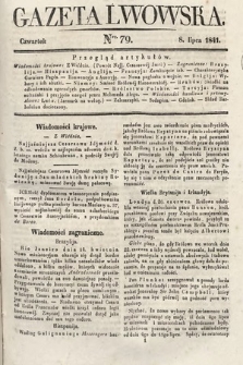 Gazeta Lwowska. 1841, nr 79