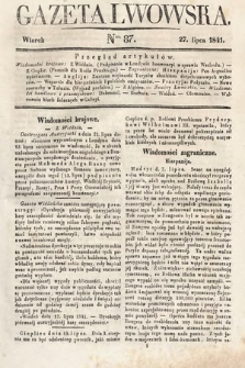 Gazeta Lwowska. 1841, nr 87