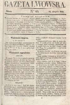 Gazeta Lwowska. 1841, nr 95