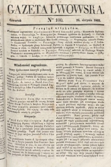 Gazeta Lwowska. 1841, nr 100