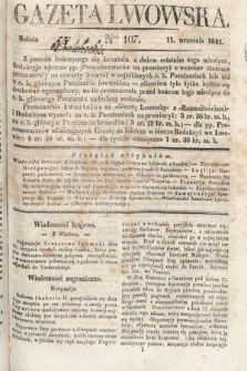 Gazeta Lwowska. 1841, nr 107