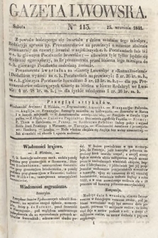 Gazeta Lwowska. 1841, nr 113