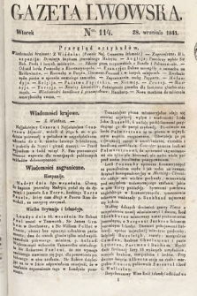 Gazeta Lwowska. 1841, nr 114