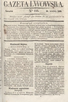 Gazeta Lwowska. 1841, nr 115
