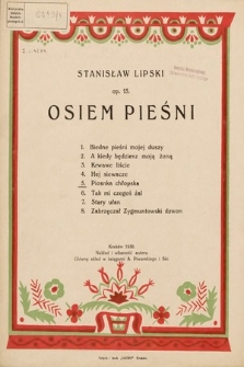 Osiem pieśni Op. 15 [nr] 5, Piosnka chłopska