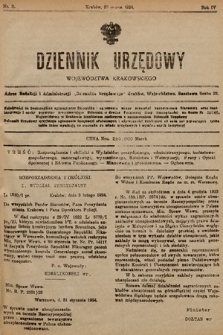 Dziennik Urzędowy Województwa Krakowskiego. 1924, nr 2