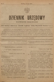 Dziennik Urzędowy Województwa Krakowskiego. 1924, nr 4