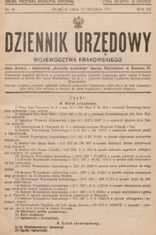 Dziennik Urzędowy Województwa Krakowskiego. 1927, nr 10